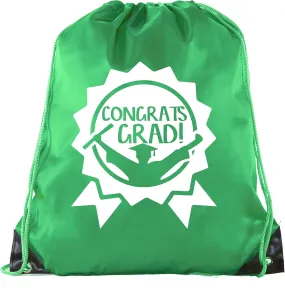 Senior Graduation Drawstring Backpacks Personalized Party Favor Cinch Bags - Award