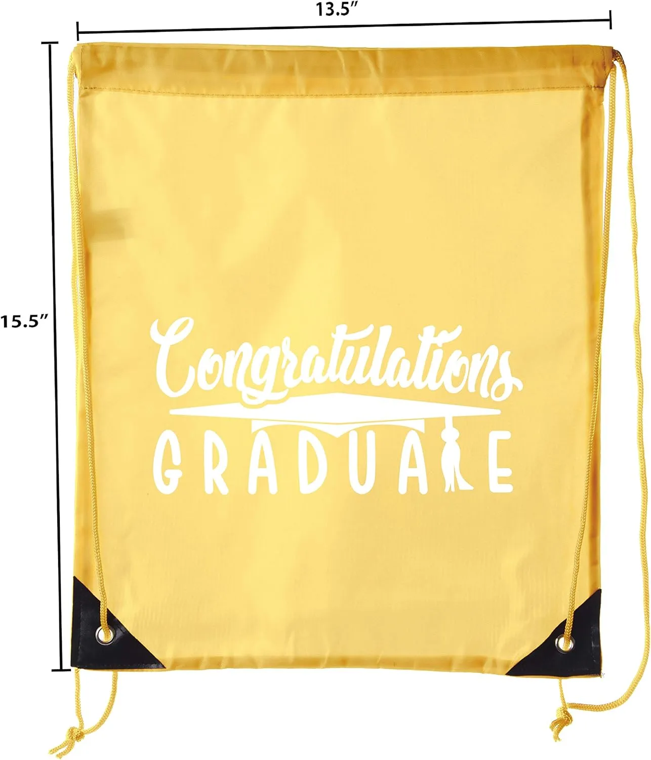 Senior Graduation Drawstring Backpacks Personalized Party Favor Cinch Bags - Congratulation
