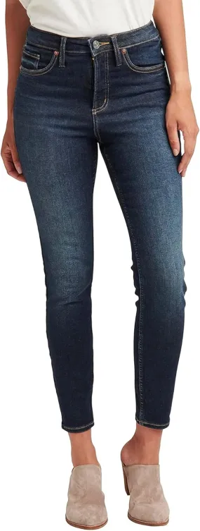 Silver Jeans Co. Women's Infinite Fit High Rise Skinny Leg Jeans