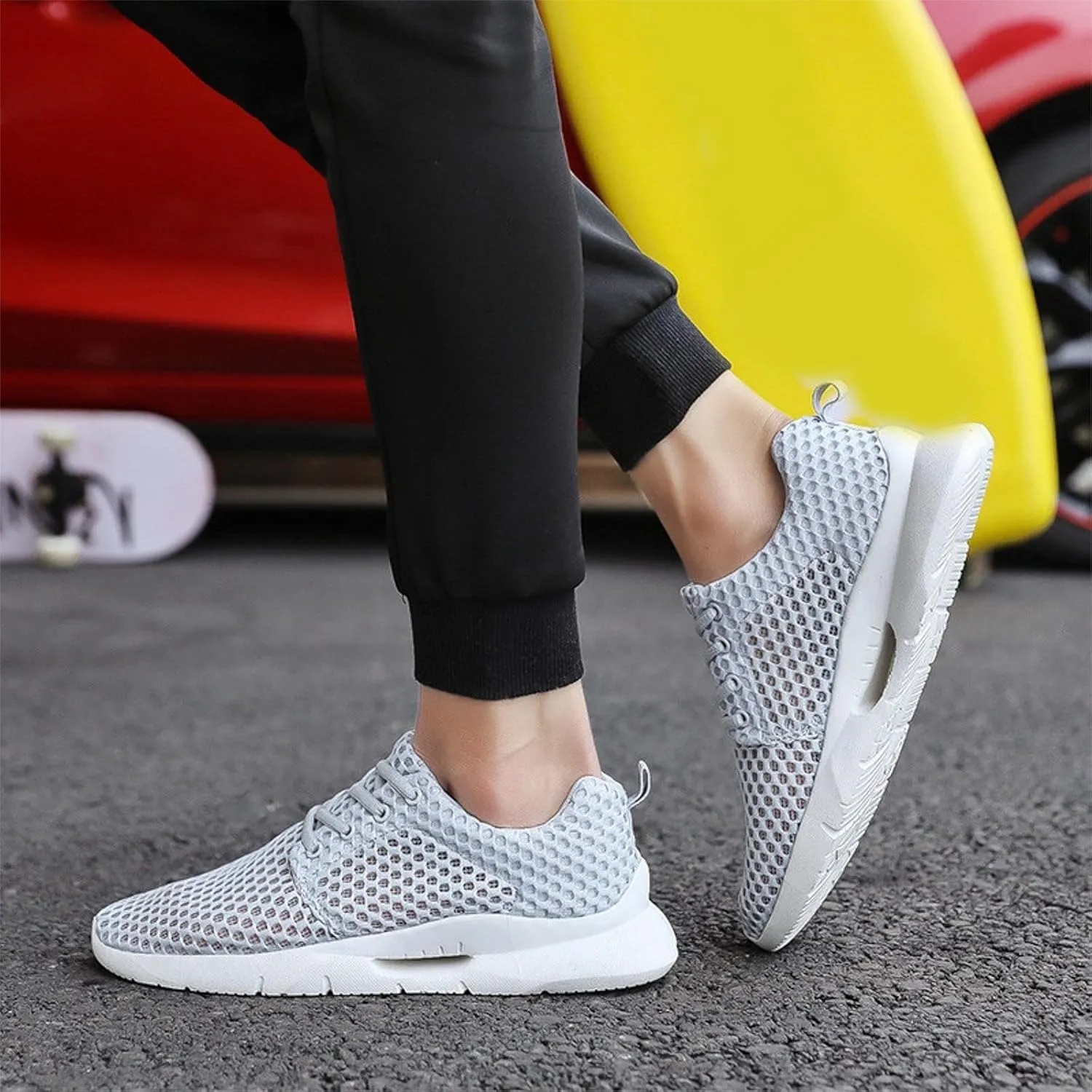 Slip On Mens Loafers & Slip-Ons Men's Breathable Comfortable Soft Sole Sneakers Men's Slip On Shoes