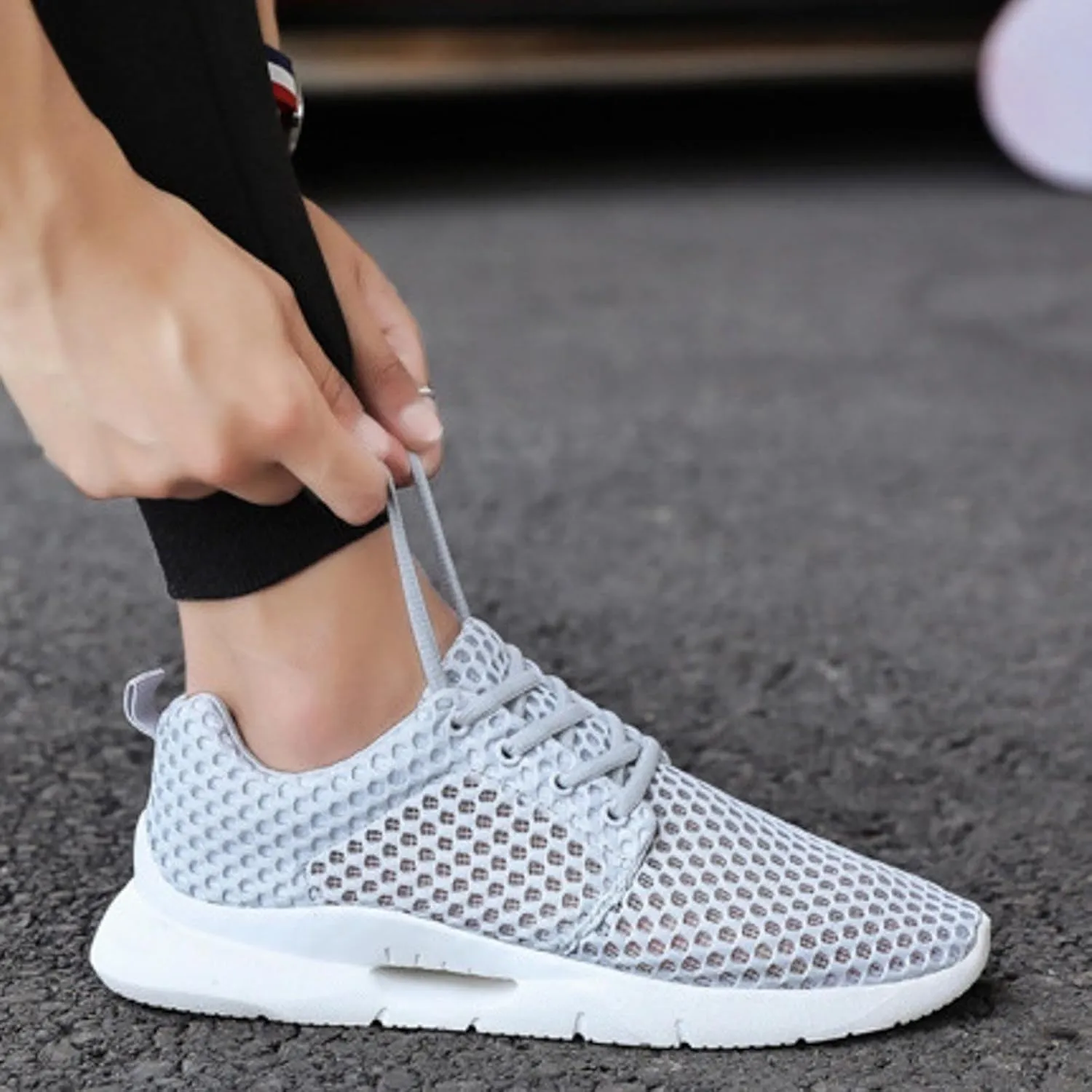 Slip On Mens Loafers & Slip-Ons Men's Breathable Comfortable Soft Sole Sneakers Men's Slip On Shoes