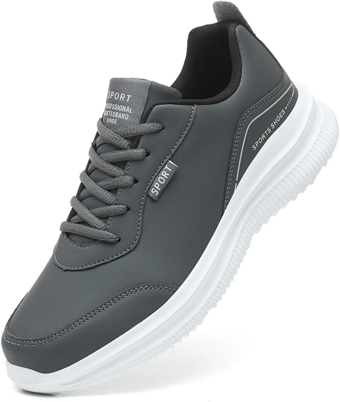 Slip on Walking Shoes Men Comfort Memory Foam Breathable Lightweight Fashion Sneakers Non Slip Arch Support Cushioning Athletic Running Shoes