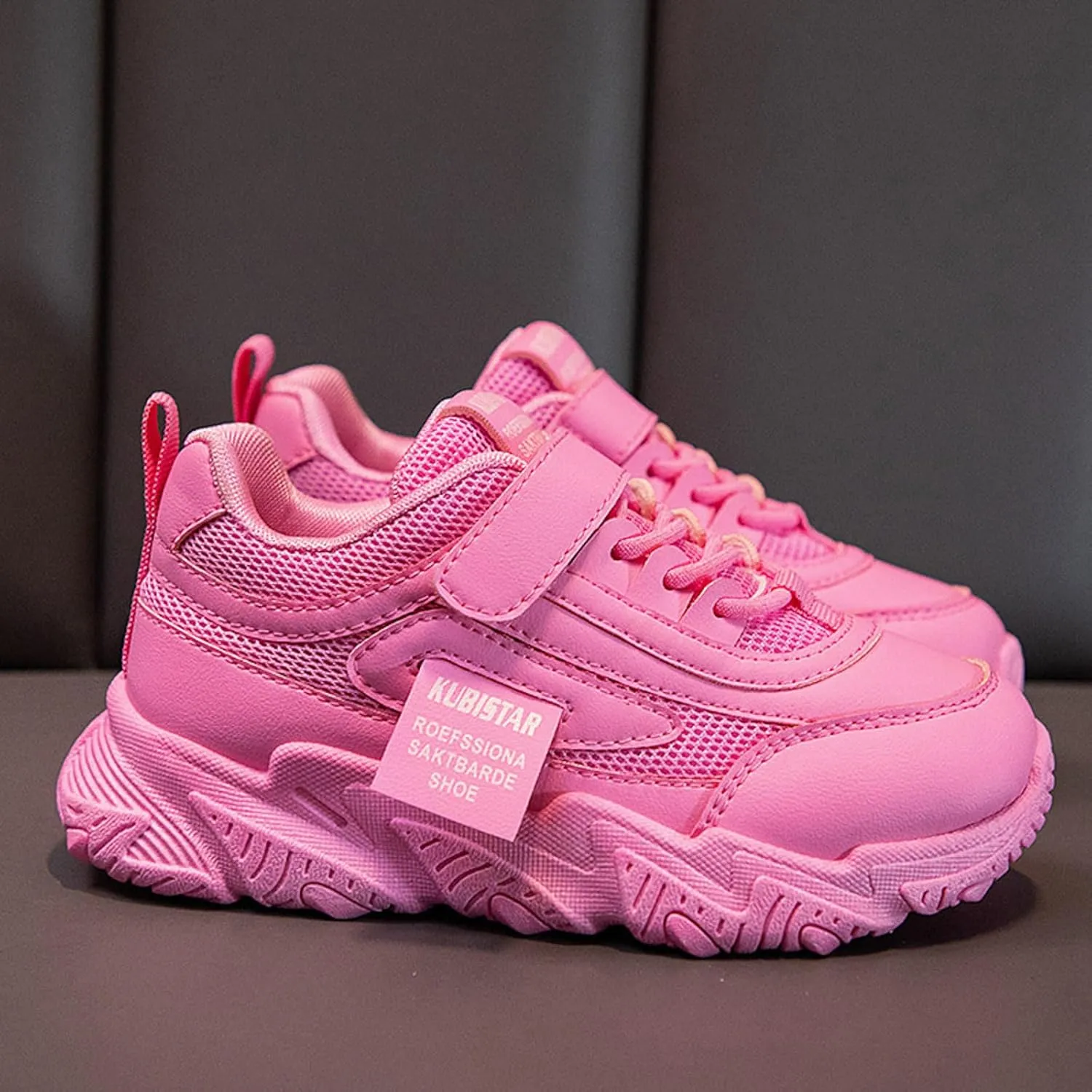 Sneakers for Kids Girls Boys Hook and Loops Sparkle Sequins Walking Shoes Kids Lightweight Tennis Sneakers with