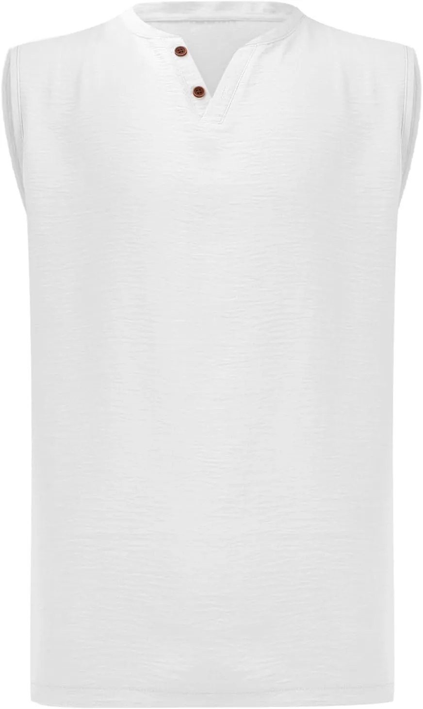 Summer Beach Tank Tops for Men V Neck Sleeveless Muscle Undershirts Solid Color Casual Tees Regular Fit Active Shirts
