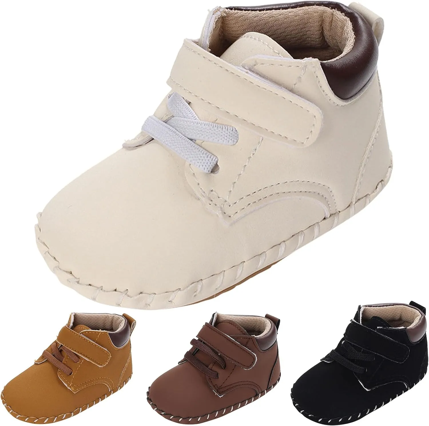 Summer Children Infant Toddler Shoes Boys and Girls Sports Flat Bottom High Top Comfortable Solid Slip on Shoes for Kids