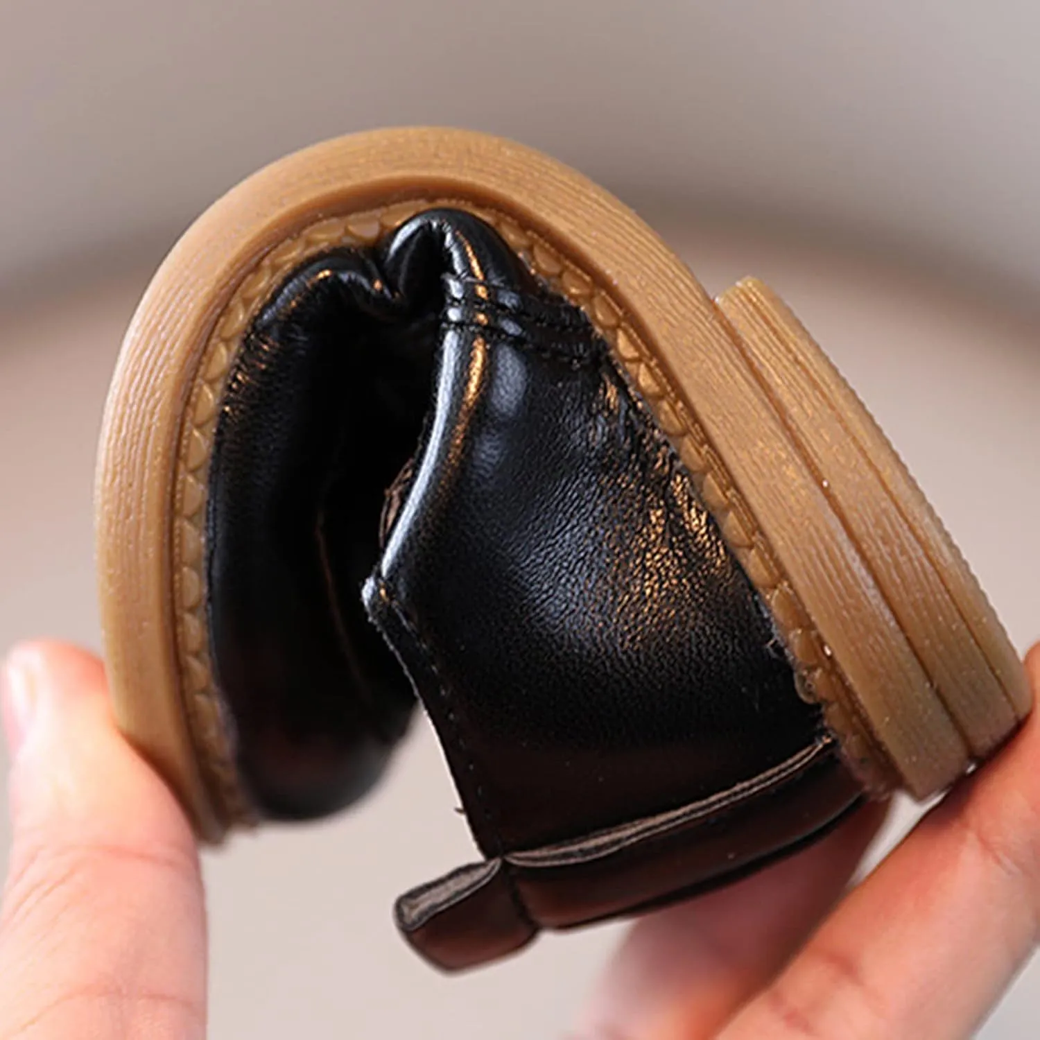 Summer Toddler Boys Casual Shoes Thick Sole Round Toe Buckle Fashion Walking Hook&Loop Style Shoes