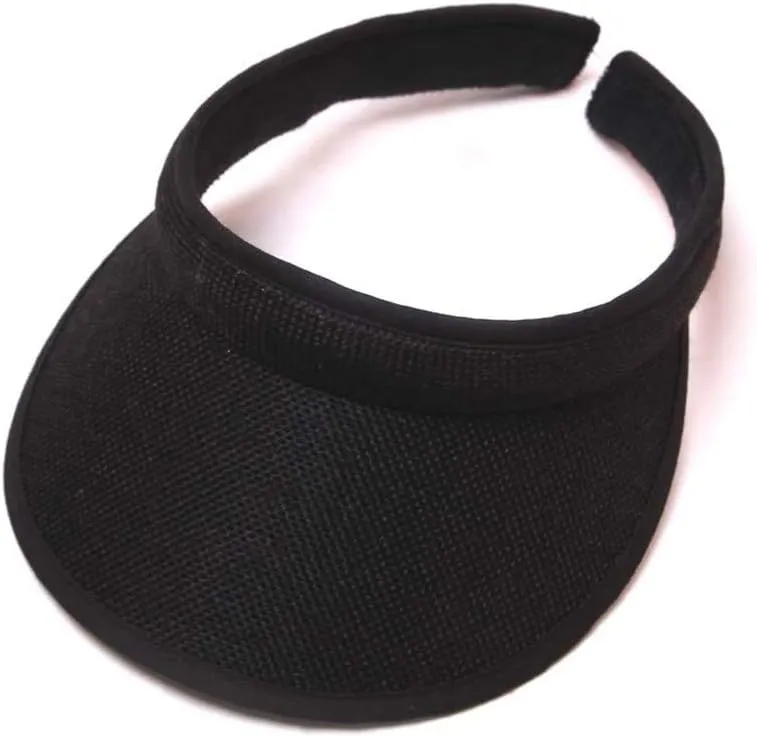 Sun Visor Hats Summer Wide Brim Clip on Beach Hat Adjustable Large Brim Cap for Women