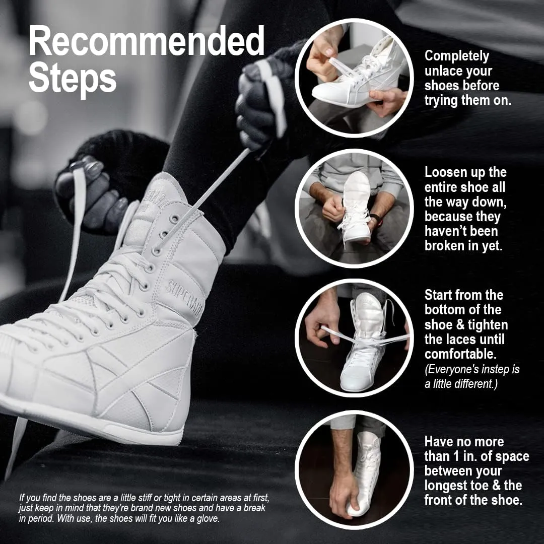 Superare Boxing Shoes  MMA Kick Boxing Pro Fighting Boots and Training Workout Shoes for Men and Women