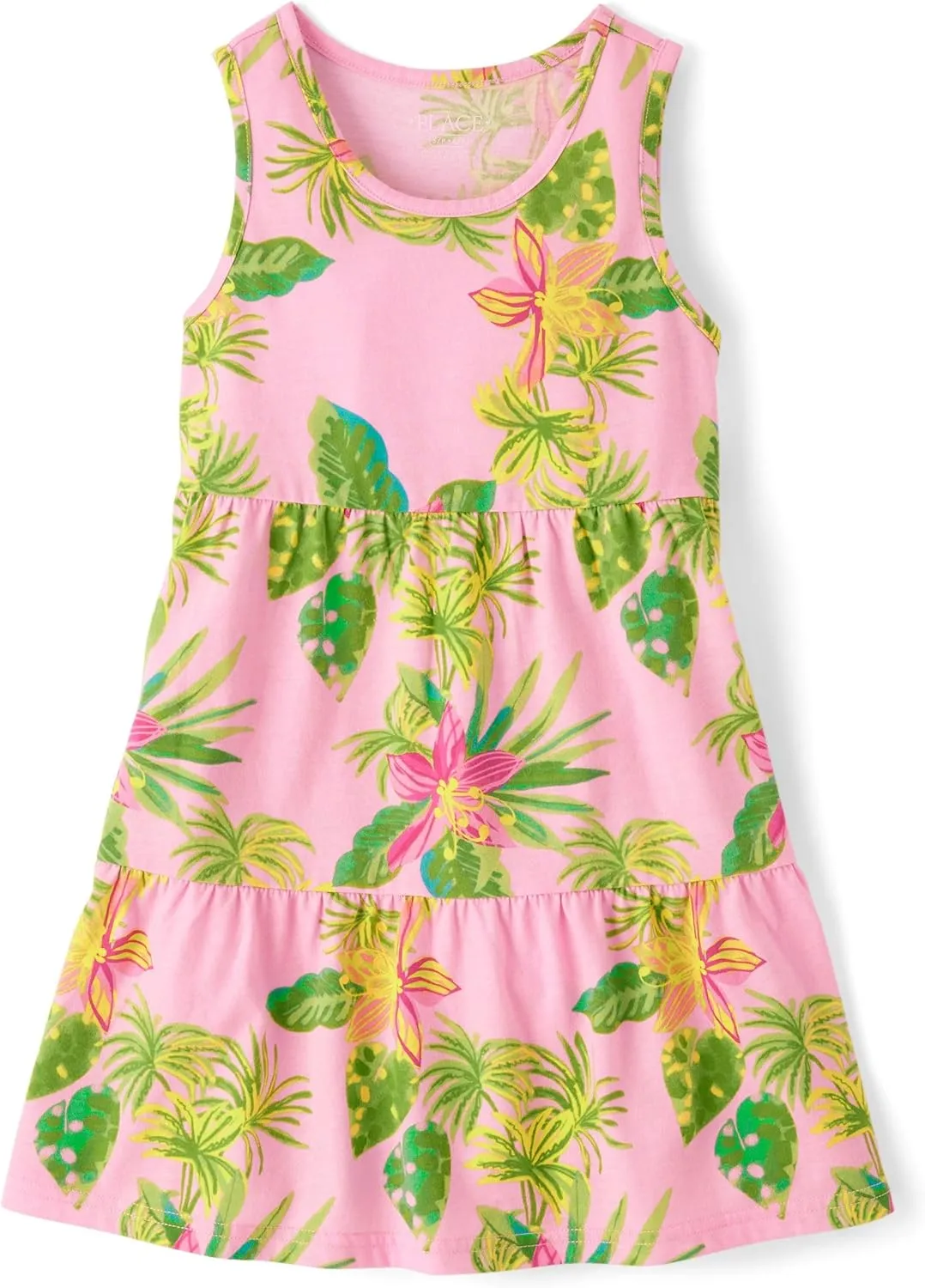 The Children's Place Girls' Casual Sleeveless Tiered Dresses