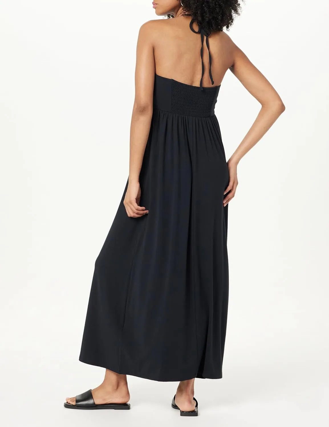 The Drop Women's Kapri Gathered Halter Dress