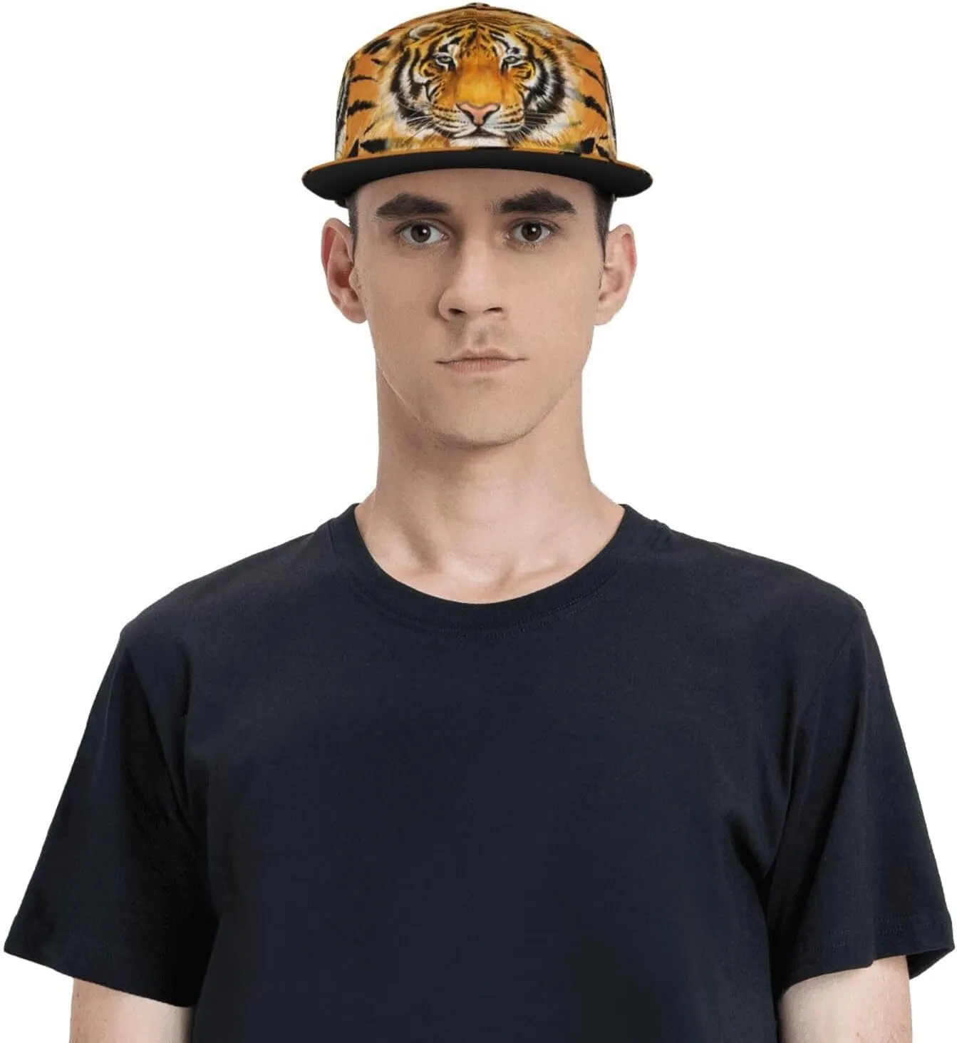 Tiger Cap Cool Baseball Hats Mens Sun Hat Adjustable Tiger Baseball Cap Tiger Animal Hats