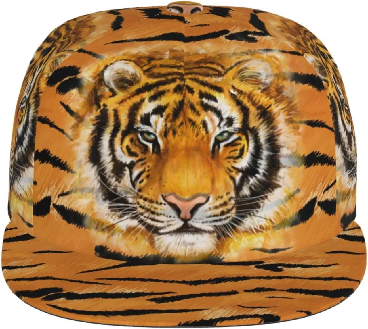 Tiger Cap Cool Baseball Hats Mens Sun Hat Adjustable Tiger Baseball Cap Tiger Animal Hats