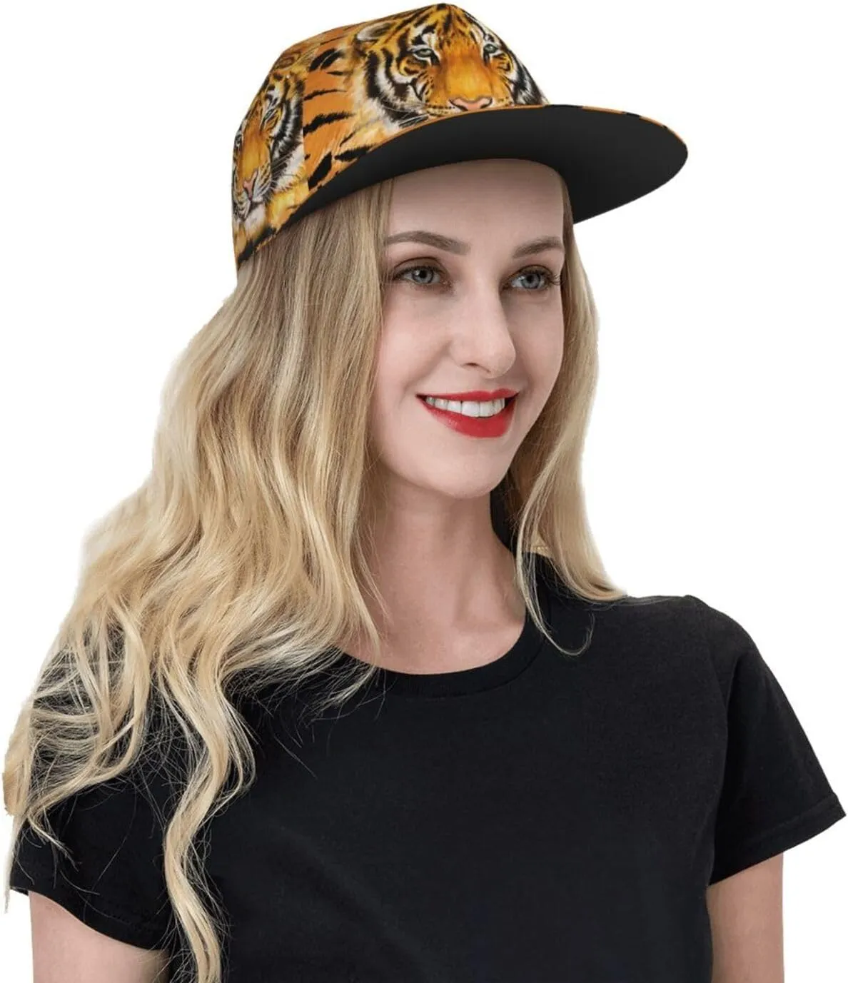 Tiger Cap Cool Baseball Hats Mens Sun Hat Adjustable Tiger Baseball Cap Tiger Animal Hats
