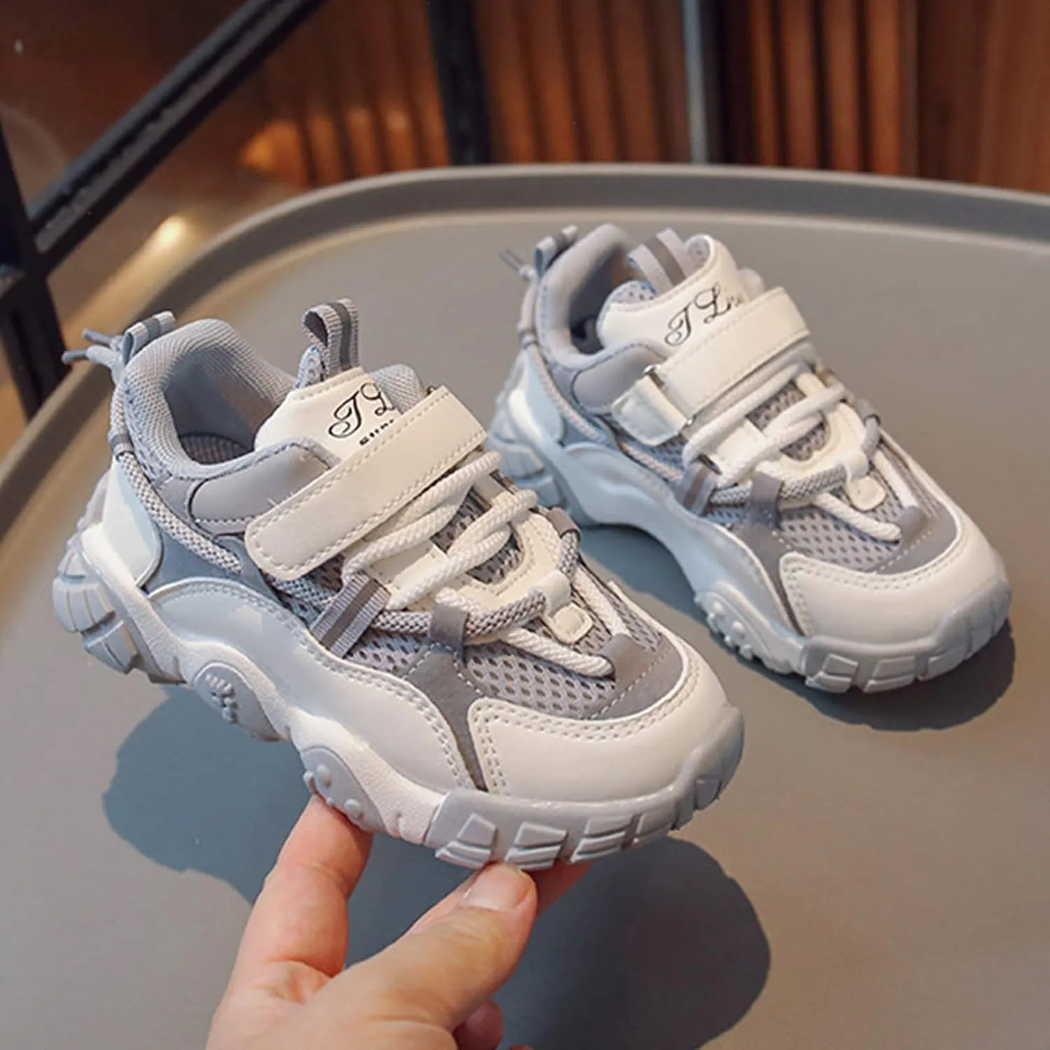 Toddler/Little Kid Boys Girls Outdoor Shoes Running/Walking Sports Sneakers Tennis Shoes Lightweight Breathable