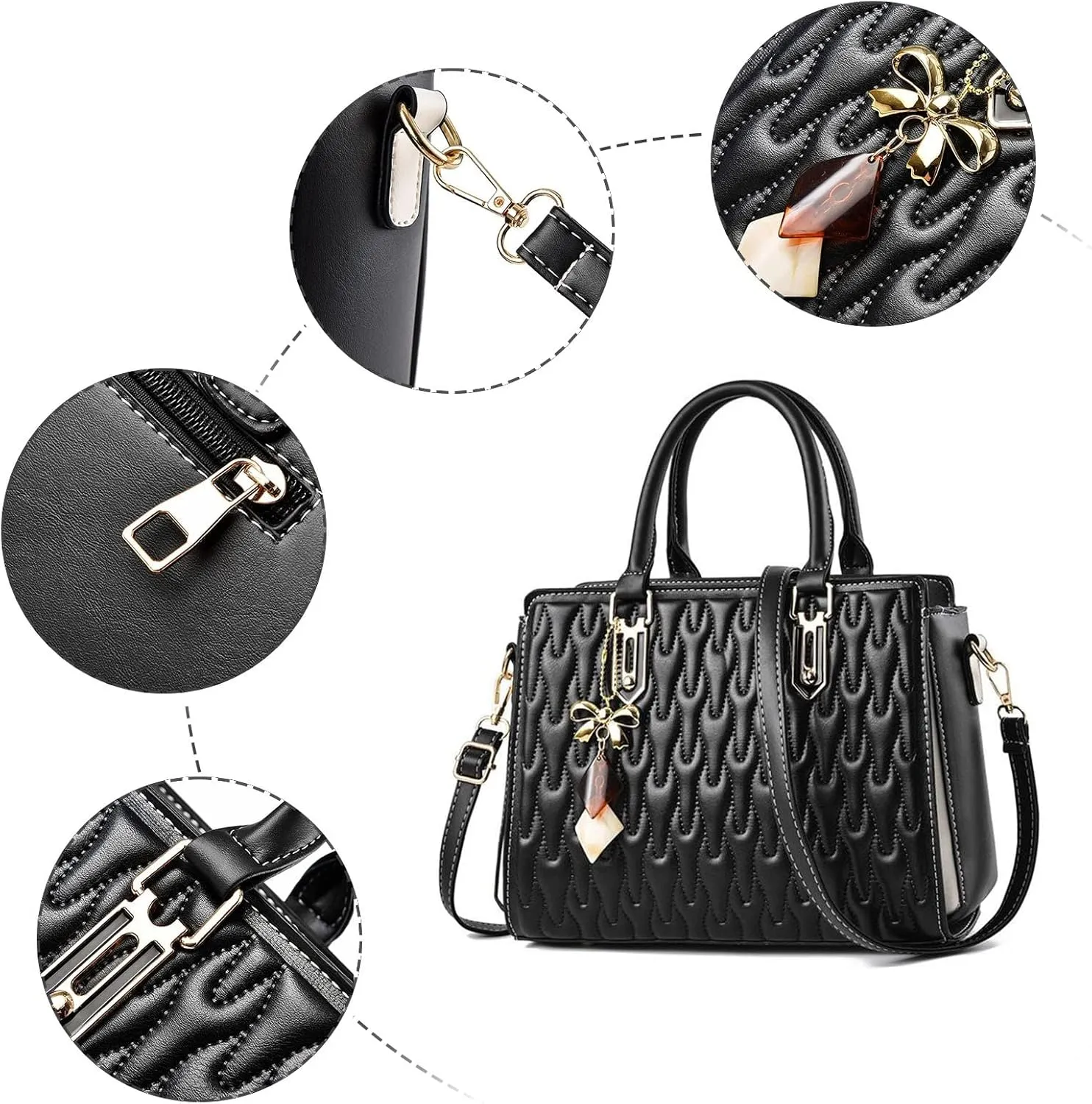 Tote Bag For Women Fashion Womens Handbags Ladies Purse Satchel Shoulder Bags Tote Leather Bag