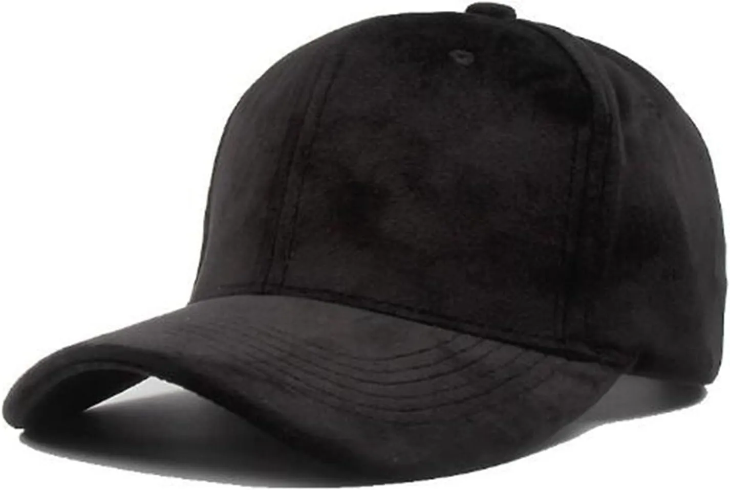 Unisex Velvet Baseball Cap for Women Men Casual Solid Color Dad Hat Summer Adjustable Snapback Sports Cap