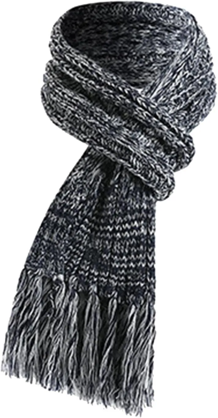 Warmer Winter Warm Knitted Sets Slouchy Beanie Hats Neck Scarves Touchscreen Gloves Scarf Themal Set for Men Women