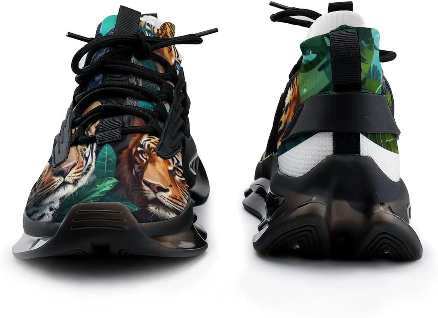 Wild Animals Tigers Leopard Men's Running Shoes Lightweight Walking Shoe Breathable Sneaker
