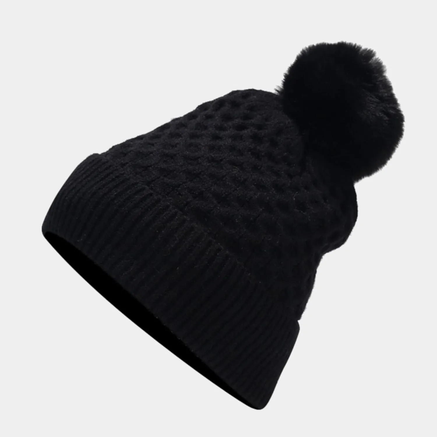 Winter Beanie Hat Scarf Gloves Set for Women Men Beanie Long Scarf Neck Warmer Touchscreen Gloves Scarves Gifts Set