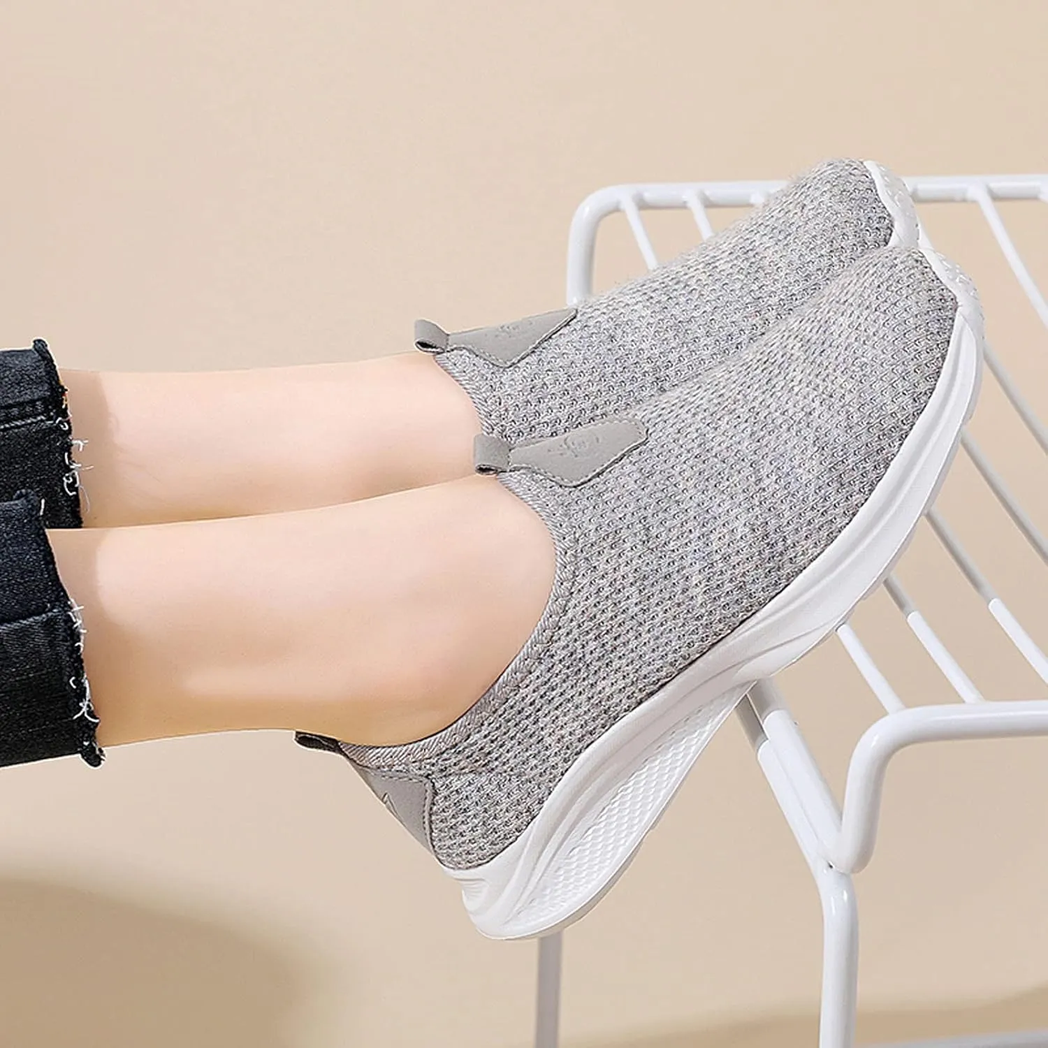 Women Running Shoes Lightweight Tennis Shoes Non Slip Running Shoes for Men Walking Women Shoes Casual Men's Fashion Sneakers Brown Tennis Shoe Cross Trainer Shoe