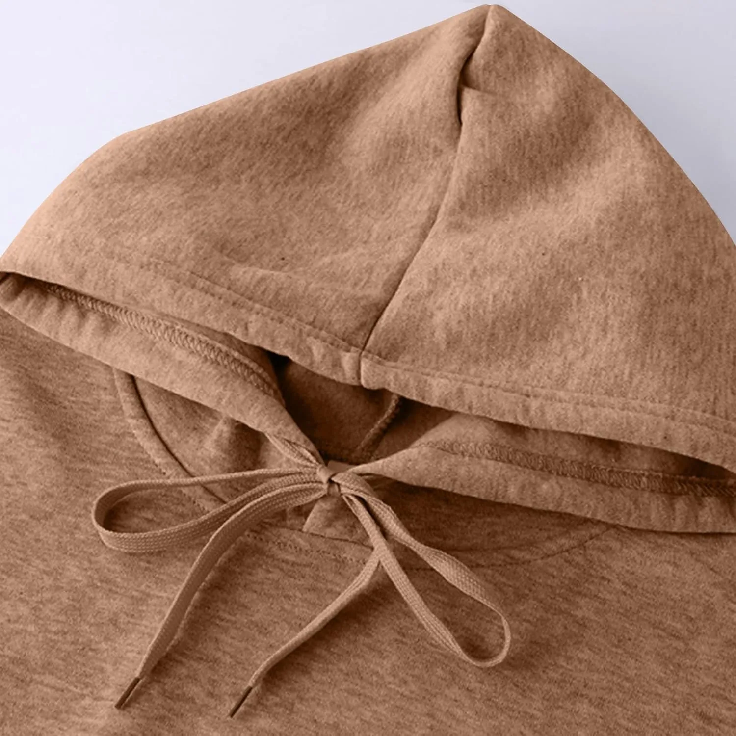 Womens Basic Hoodies Casual Long Sleeve Pullover 2024 Fall Plain Hooded Sweatshirts Lightweight Loose Gym Hoodie