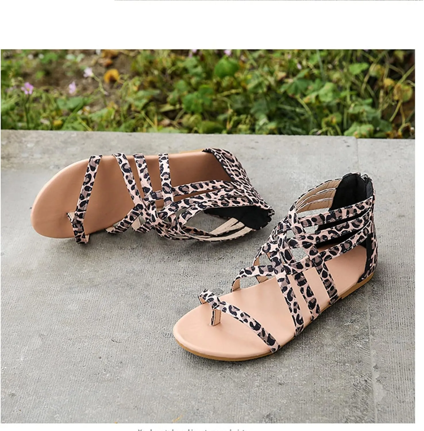 Women's Bungalow Sandal Women's Gladiator Strap Sandals Fashion Trendy Flat Fisherman Cross Strappy Sandals 2025