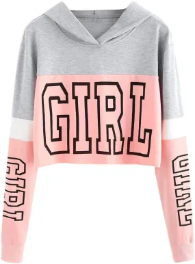 Womens Hoodies,Graphic Hoodies,Womens Cropped Zip up Hoodie Long Sleeve Drawstring Y2K Sweatshirts with Pockets
