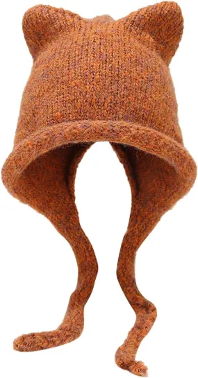 Women's Knitted Hat with Pompom Fashion Accessories for Women Western for Women Fuzzy Hats Women Men's Winter Hats & Caps