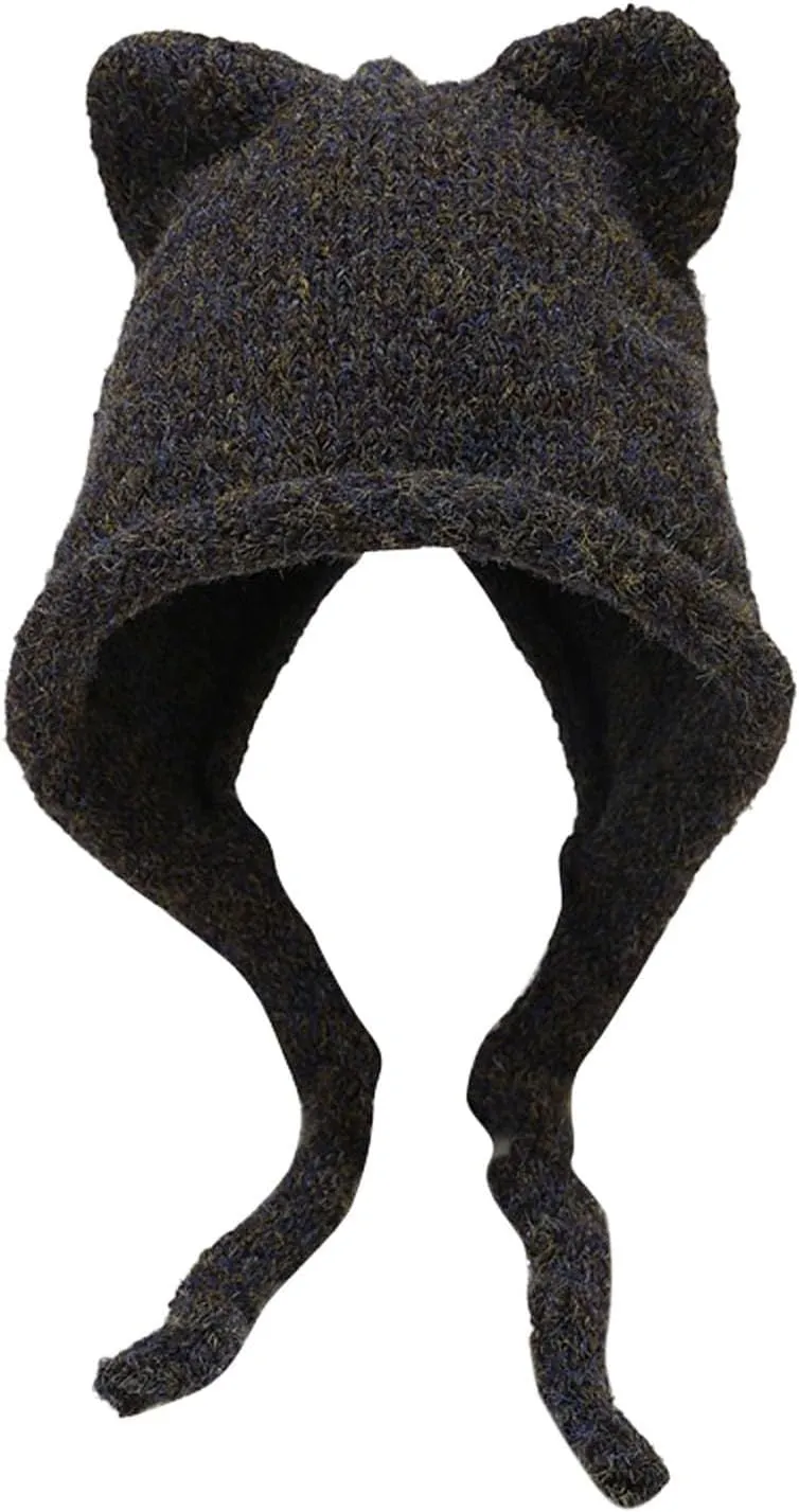 Women's Knitted Hat with Pompom Fashion Accessories for Women Western for Women Fuzzy Hats Women Men's Winter Hats & Caps