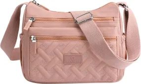 Womens Pocket Casual Crossbody Bag Shoulder Messenger Bags Handbag For Daily Use Travel Shoulder Bags (One Size)