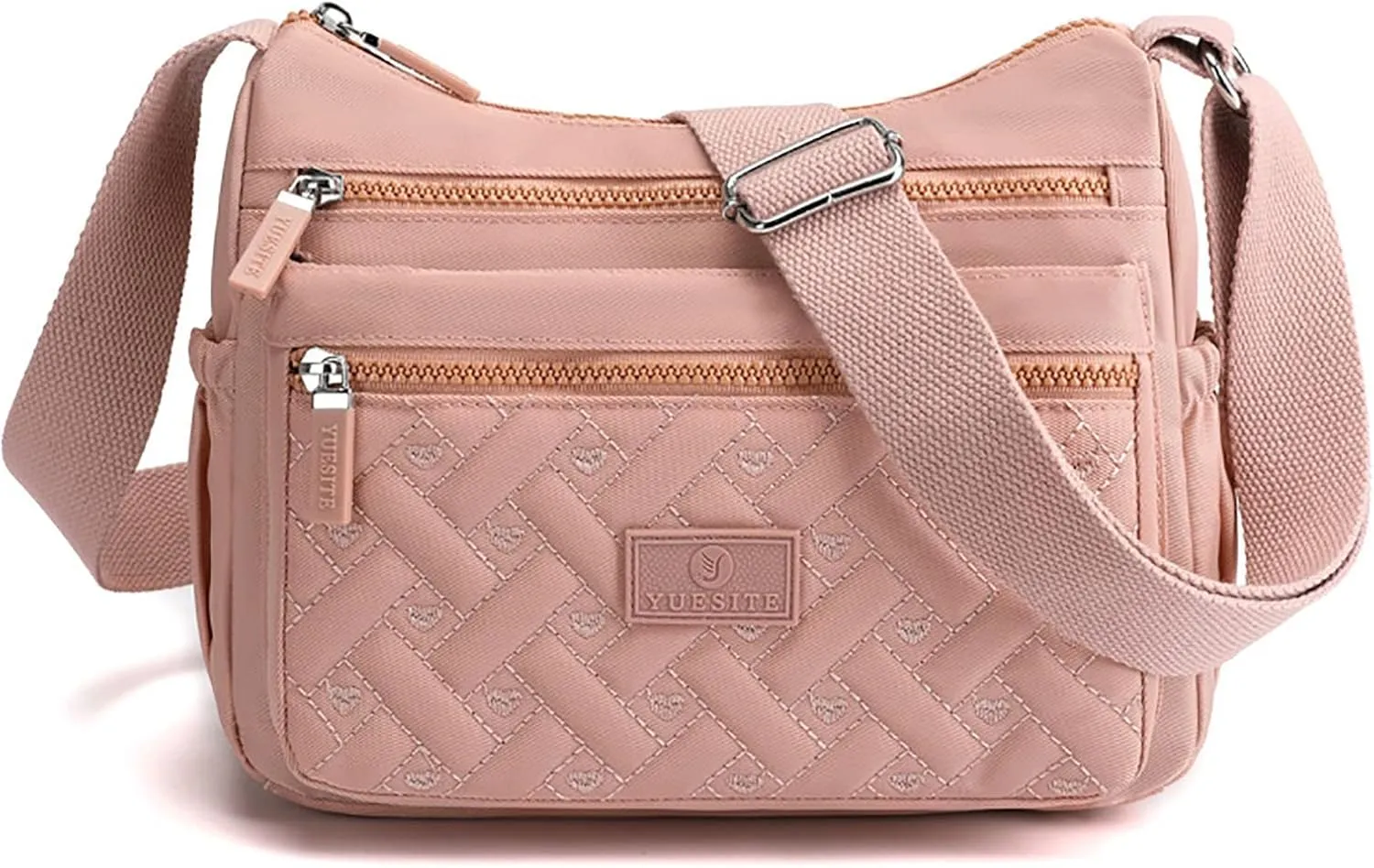 Womens Pocket Casual Crossbody Bag Shoulder Messenger Bags Handbag For Daily Use Travel Shoulder Bags (One Size)