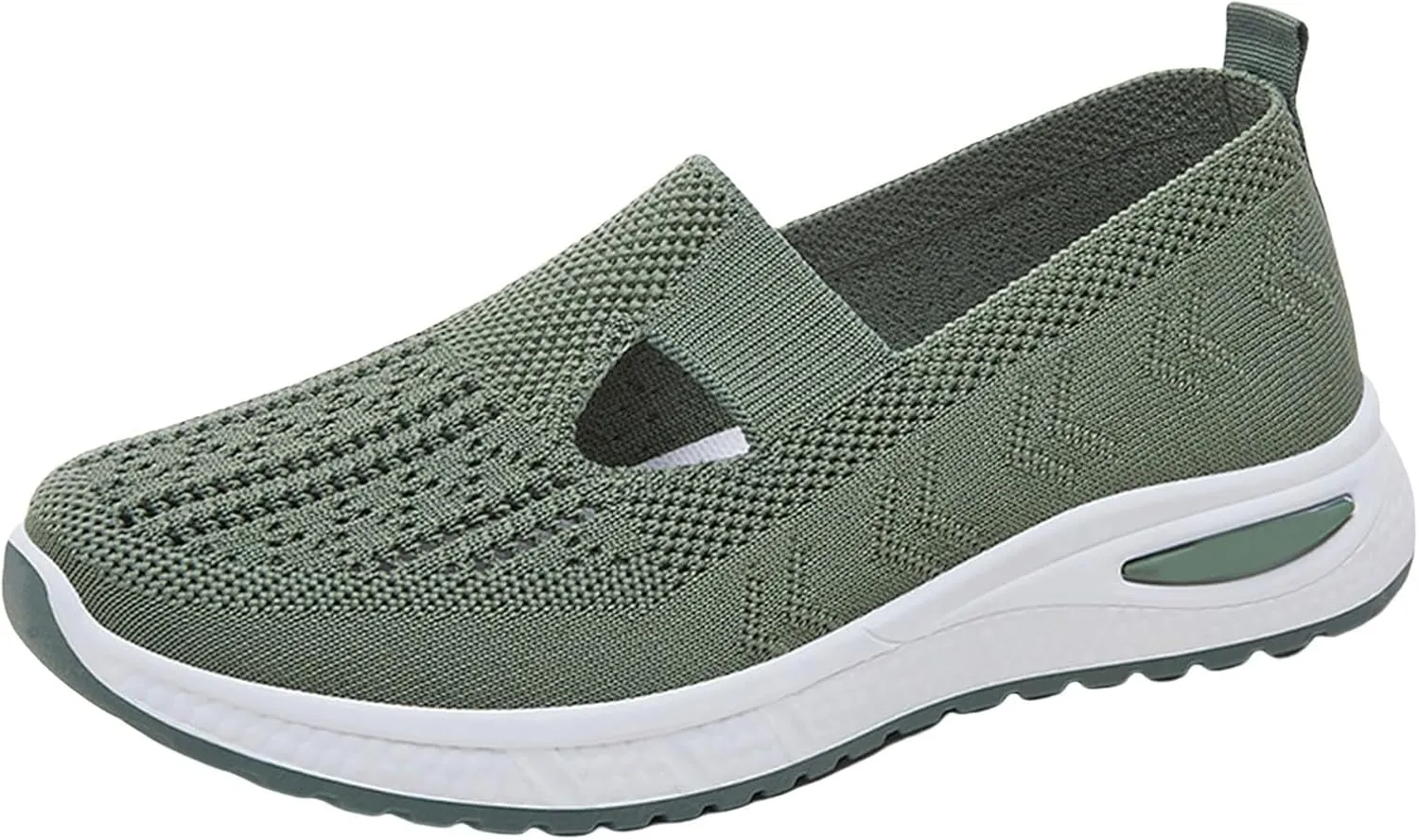 Women's Slip on Sneakers Shoes Woven Orthopedic Non Slip Work Shoes Women Wide Width Dress Casual Shoes Wedge Sneakers Waterproof Tennis Shoe Cross Trainer Shoe