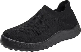 Womens Slip On Sneakers Women Walking Tennis Shoes Walking Shoes Women Cute Woman Shoes Casual Waterproof Sneakers Slip On Tennis Shoe Loafers Shoe