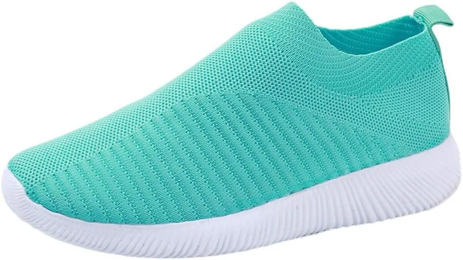 Womens Slip on Walking Shoes Comfort Lightweight Running Shoes for Women Loafers Dressy Casual Shoes Black Sneakers Black Tennis Shoe Casual Loafers