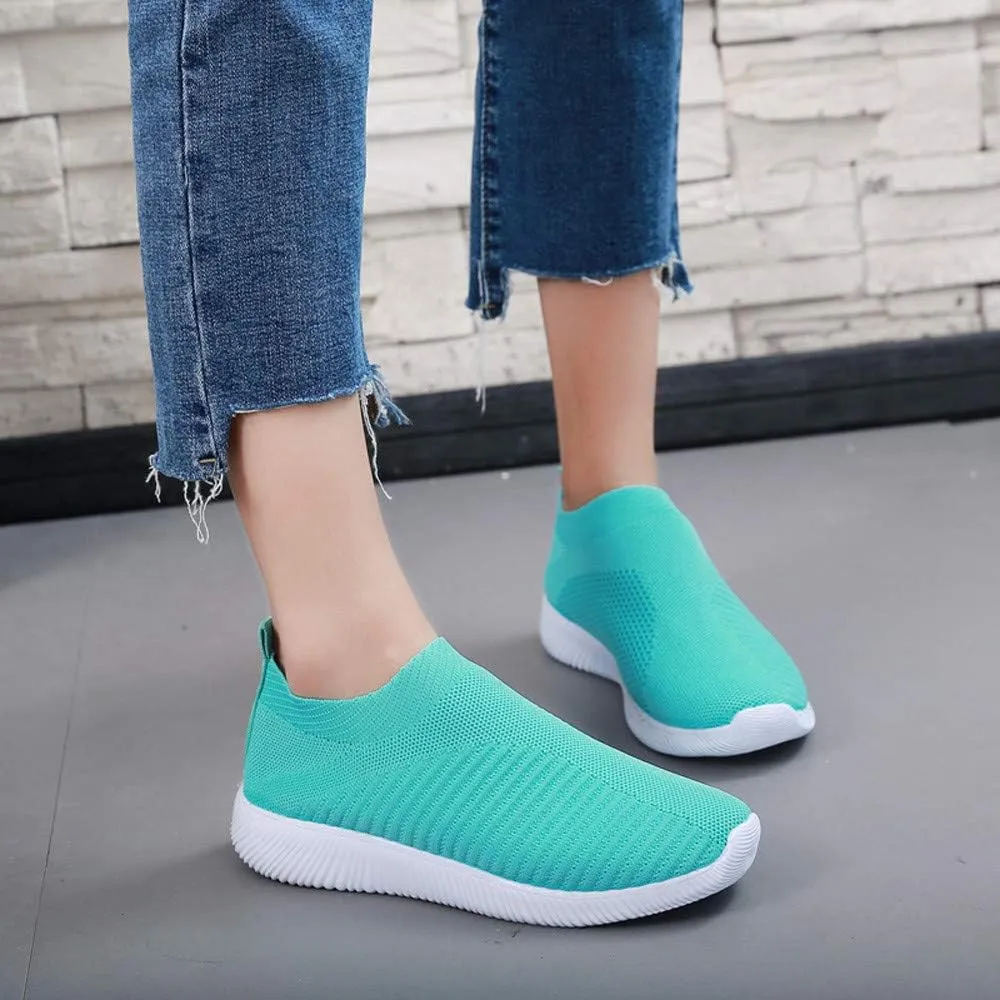 Womens Slip on Walking Shoes Comfort Lightweight Running Shoes for Women Loafers Dressy Casual Shoes Black Sneakers Black Tennis Shoe Casual Loafers