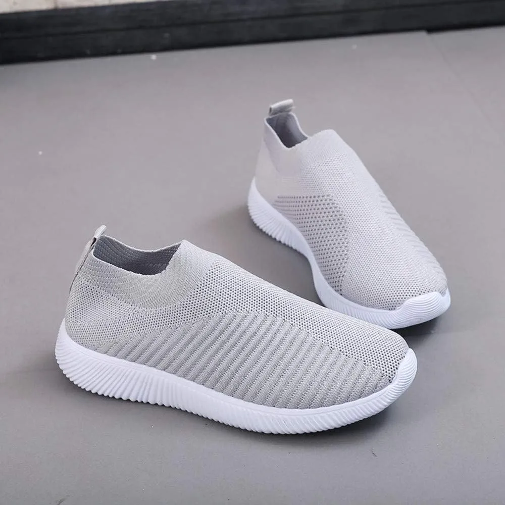 Womens Slip On Walking Shoes Non Slip Running Shoes Tennis Shoes Men Lightweight Women Shoes Casual Dress Sneakers White Tennis Shoe Trainers Shoe