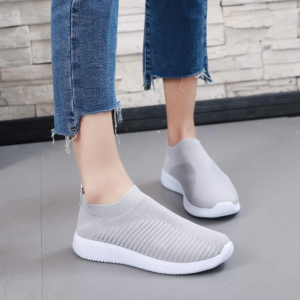 Womens Slip On Walking Shoes Non Slip Running Shoes Tennis Shoes Men Lightweight Women Shoes Casual Dress Sneakers White Tennis Shoe Trainers Shoe
