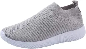 Womens Slip On Walking Shoes Non Slip Running Shoes Tennis Shoes Men Lightweight Women Shoes Casual Dress Sneakers White Tennis Shoe Trainers Shoe