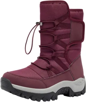 Women's Snow Boots Platform Ankle Boots for Women Casual Boots Anti-Slip Water-proof Outdoor Shoes Winter Snow Boots Warm Fleece Lined Mid-Calf Boots Comfortable Shoes for Women Walking Shoes