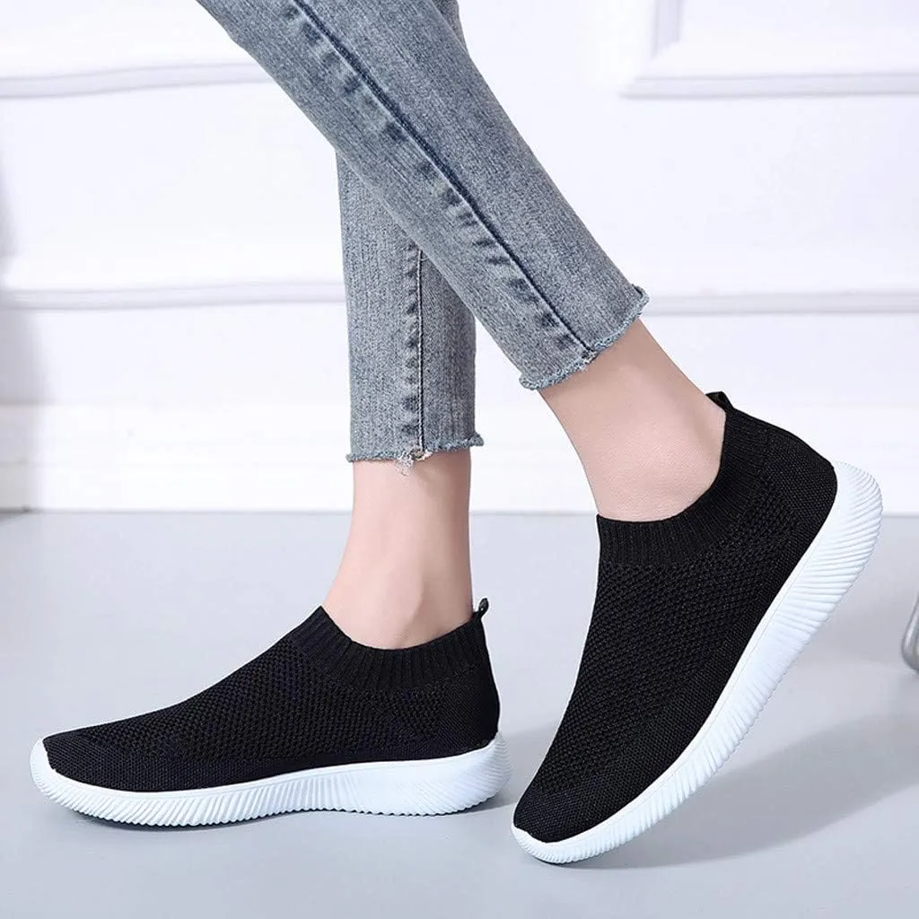 Women's Walking Shoes Arch Support Non Slip Walking Shoes Women Fashion Dress Casual Shoes Waterproof Sneakers White Tennis Shoe White Loafers