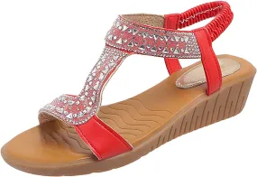 Women's Wedge Sandals The Top Platform Sandals High Heels Women Open Toe Flatform Platform Women's Ankle Strap Low Wedge Sandals