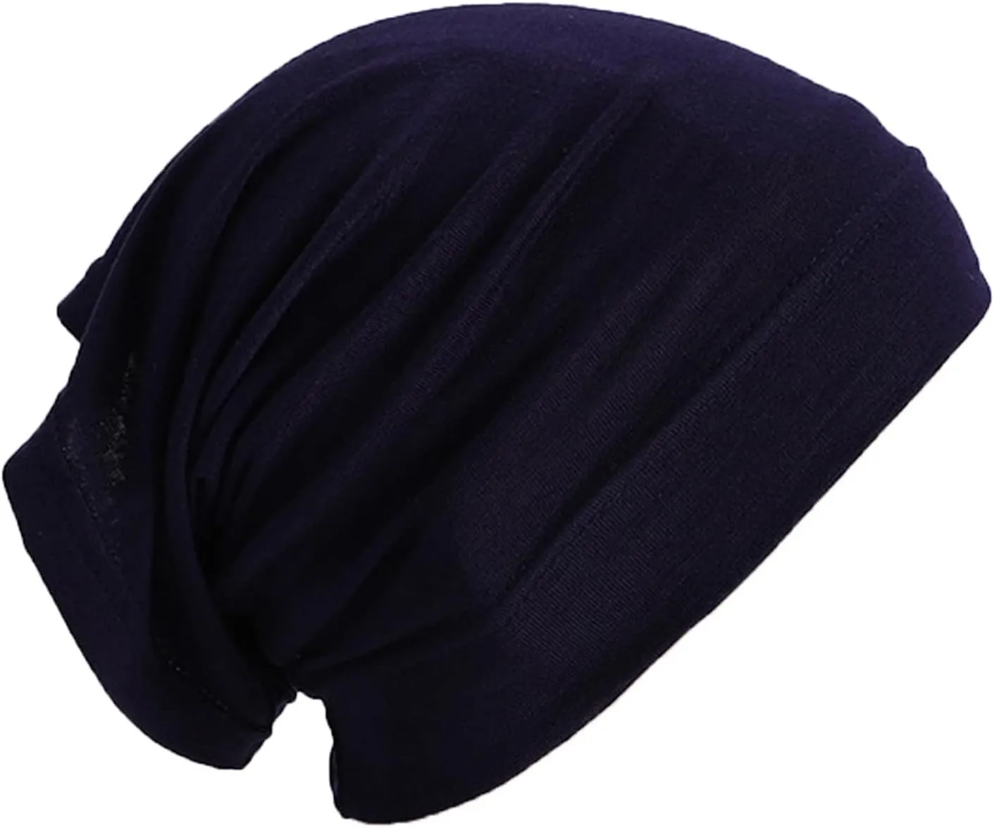 Women's Winter Warm Knit Beanies with Faux Pm Skull Cap Cozy Fleece Lined Hat for Women Black Beanies for Men