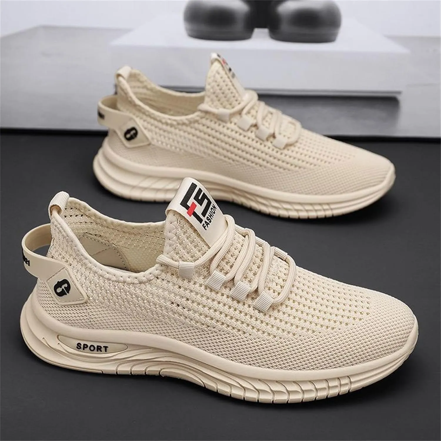 Women's Woven Orthopedic Breathable Soft Shoes Running Shoes for Men Comfortable Women Shoes Casual High Top Sneakers Red Tennis Shoe Casual Loafers