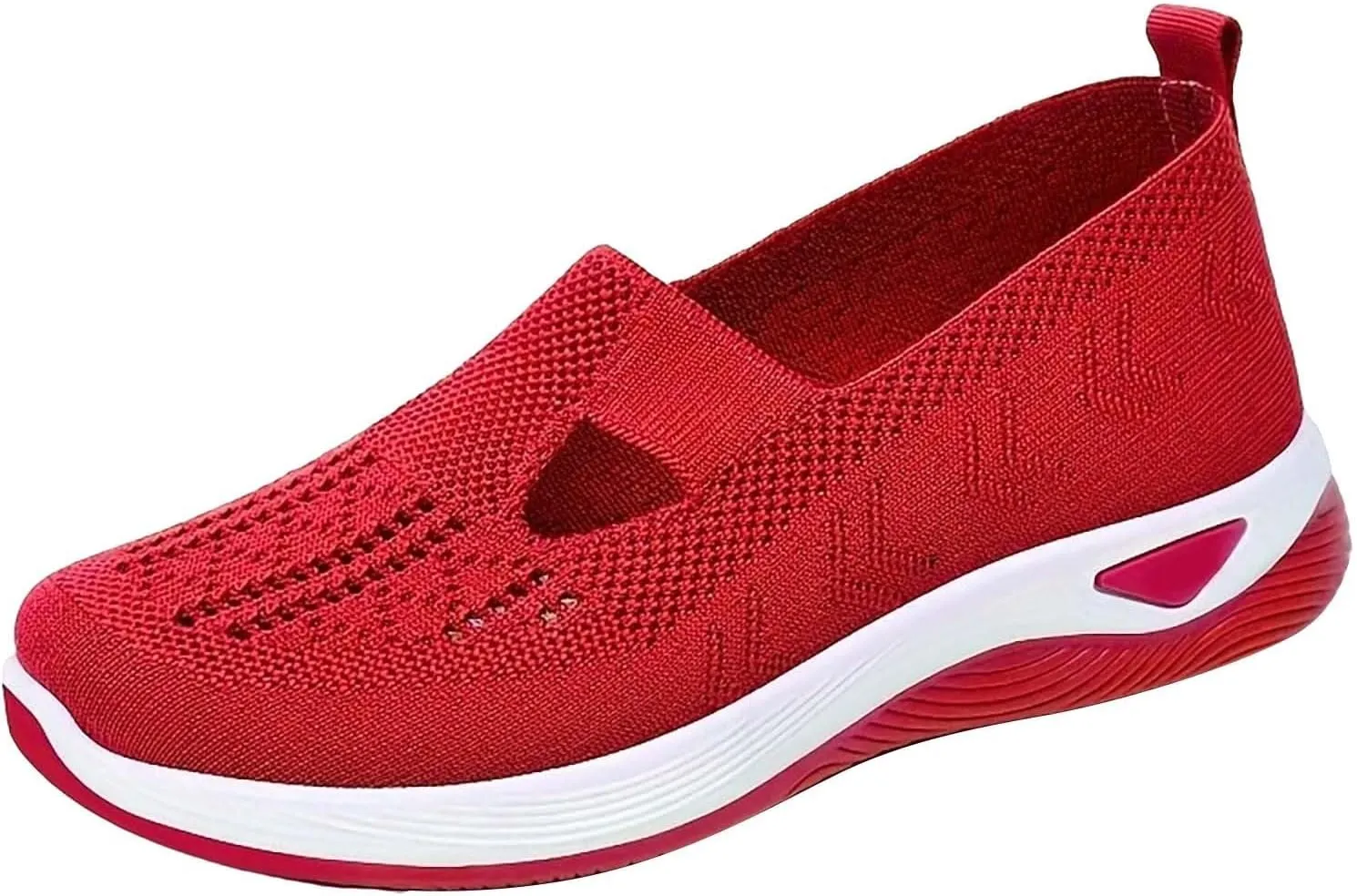 Women's Woven Orthopedic Breathable Soft Shoes Womens Running Shoes Arch Support Shoes Dressy Casual Wedge Sneakers Tennis Shoe Loafers Dress Shoe