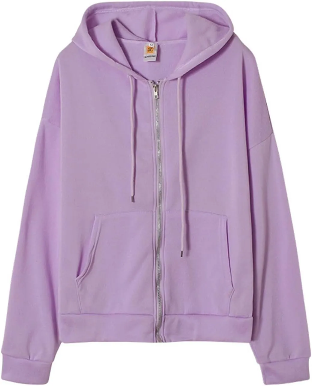 Womens Zip Up Hoodies Oversized Casual Long Sleeve Sweatshirts Y2k Streetwear Hoodie 2024 Fall with Pockets