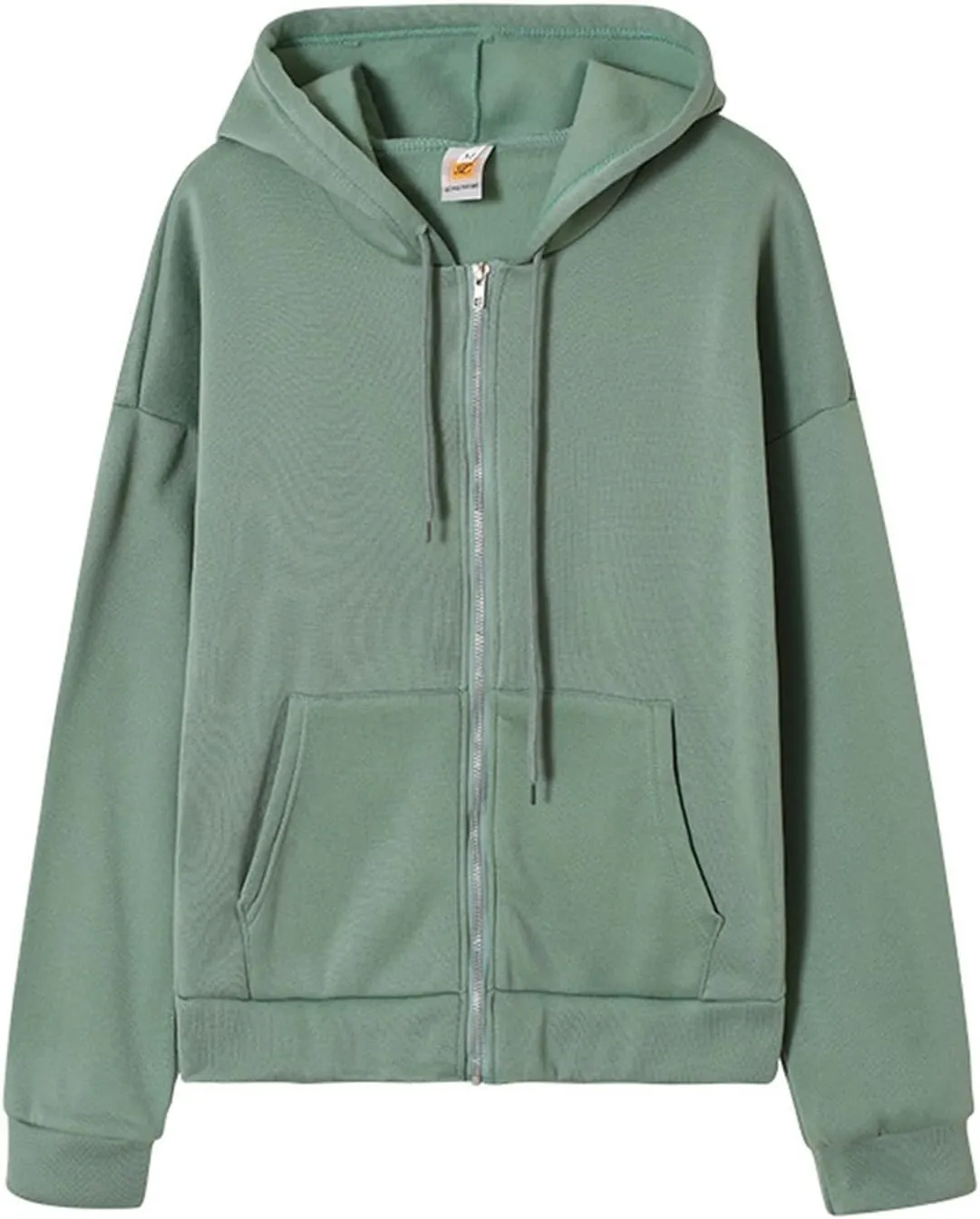 Womens Zip Up Hoodies Oversized Casual Long Sleeve Sweatshirts Y2k Streetwear Hoodie 2024 Fall with Pockets